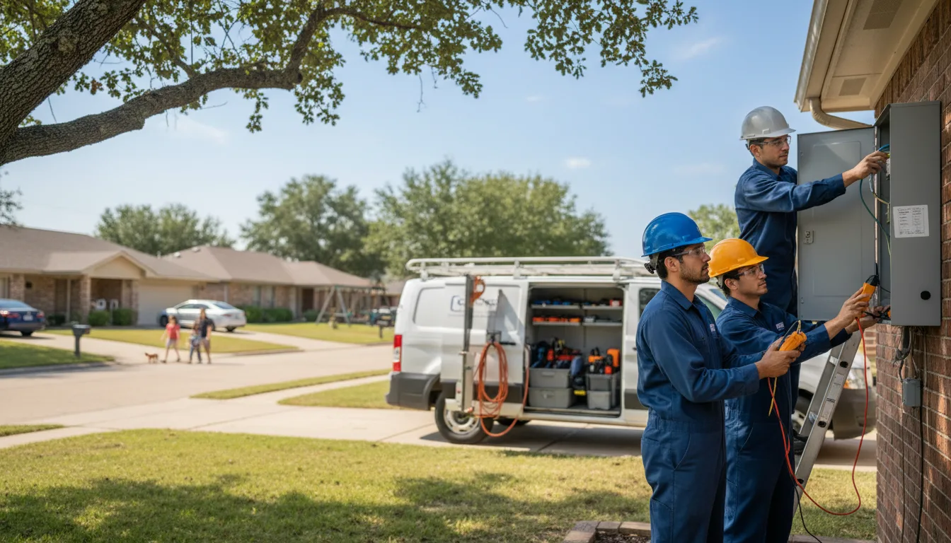 Certified electrician providing emergency electrical services in Cerulean, KY